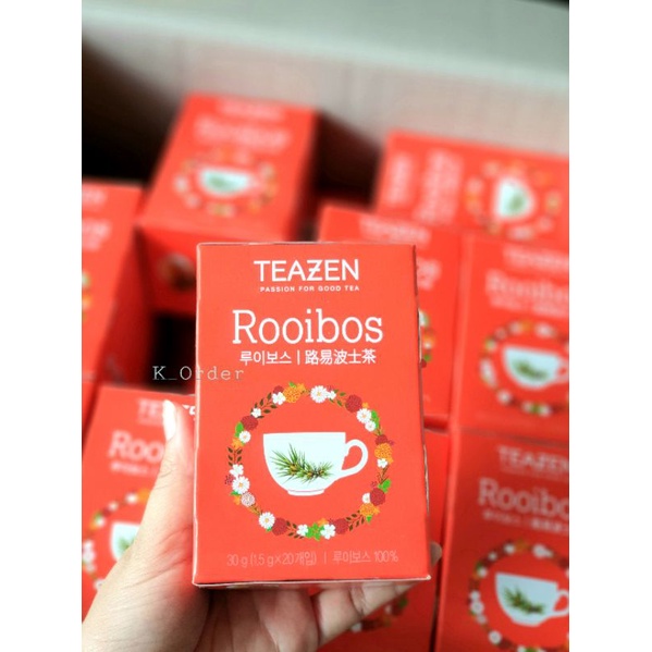 พร้อมส่ง ✅ชารอยบอส rooibos tea ยี่ห้อ teazen