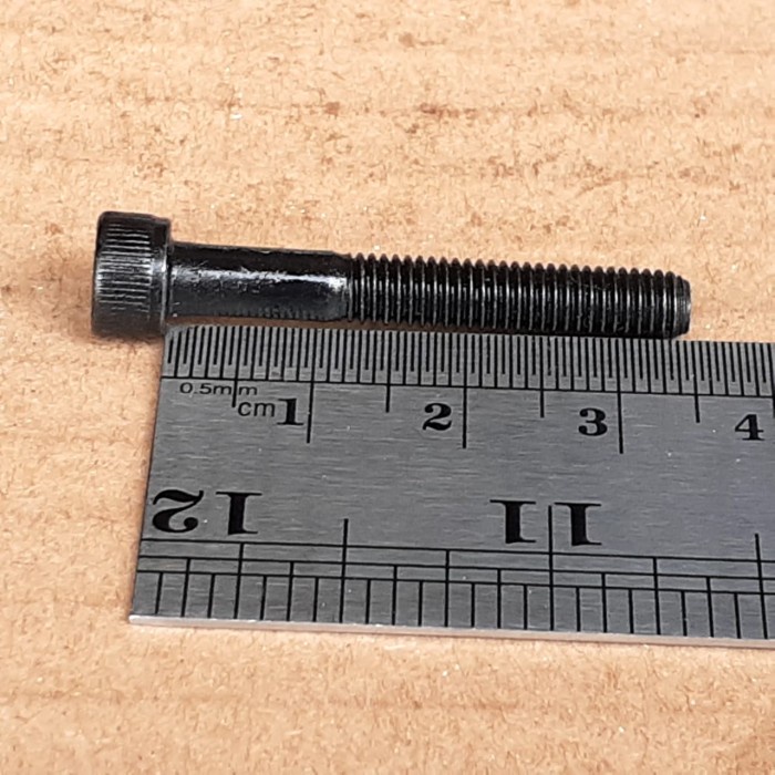 BOLT L M5X35 (3.5CM) STEEL / BOLT L STEEL M5 X 35 GRADE 12.9 / BOLT L STEEL M5 LENGTH 3.5 CM / L 5X3