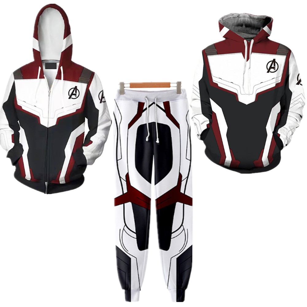 The Avengers 4 Hoodie 3D Print Hoodies The Avengers เสื้อกันหนาวสูท
