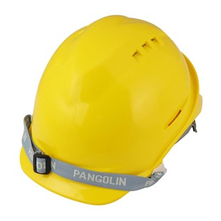 หมวกนิรภัยพลาสติก ABS มาตรฐานมอก. PANGOLIN สีเหลือง PANGOLIN SAFETY HELMET YELLOW