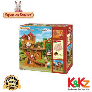 Sylvanian Families Adventure Tree House Gift Set - Camping Edition / ซิลวาเนียน แฟมิลี่ บ้านต้นไม้ผจญภัยพร้อมเต็นท์ กิ๊ฟเซ็ท