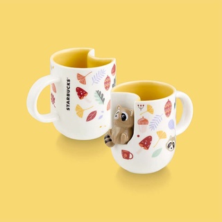 แก้วมัค Starbucks SM-RACCOON FEAST 12OZ Mug แรคคูนสุดน่ารัก