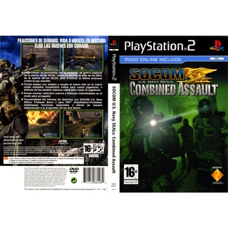 แผ่นเกมส์ PS2 SOCOM U.S. Navy SEALs Combined Assault   คุณภาพ ส่งไว (DVD)