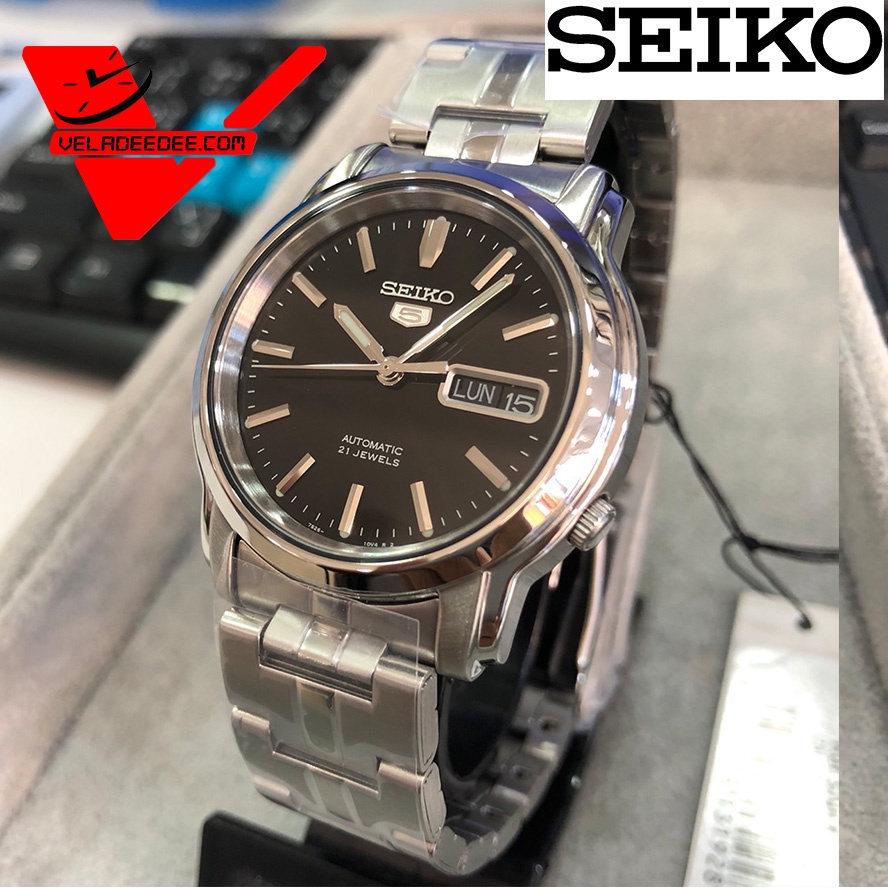นาฬิกาข้อมือผู้ชาย Seiko 5 Automatic 21 Jewels SNKK71K1 ของแท้รับประกันศูนย์ 1ปี