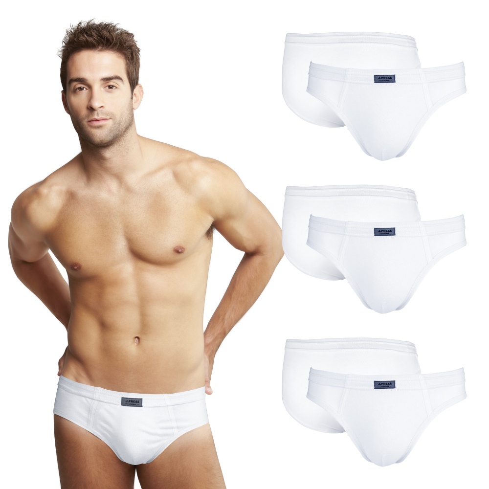 J.Press กางเกงในชาย ขอบหุ้มผ้า เจเพรส รุ่น 9340 บรรจุ 3 ตัว/แพ็ค