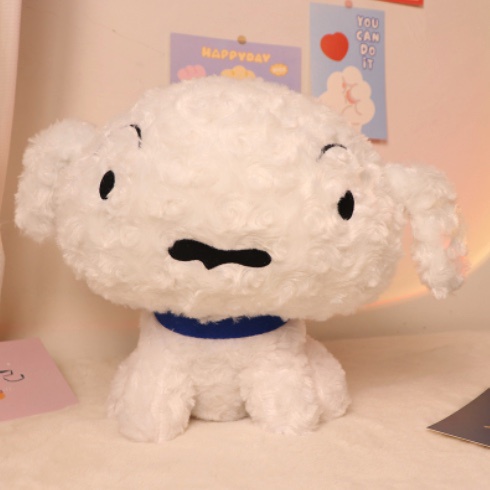 🔥 พร้อมส่ง 🇹🇭 🔥 🐶 ตุ๊กตาหมา ชิโร่ Shiro จากชินจัง | ตุ๊กตาหมาน้อยสุดน่ารัก | ของสะสม | วัสดุขนนุ่มพรีเมี่ยม