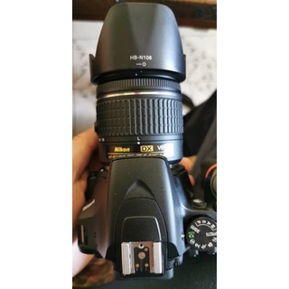 ฮูด Nikon AF-P 18-55 VR D3300 D3400 D5500 D5600 ทรงดอกไม้ (HB-N106)