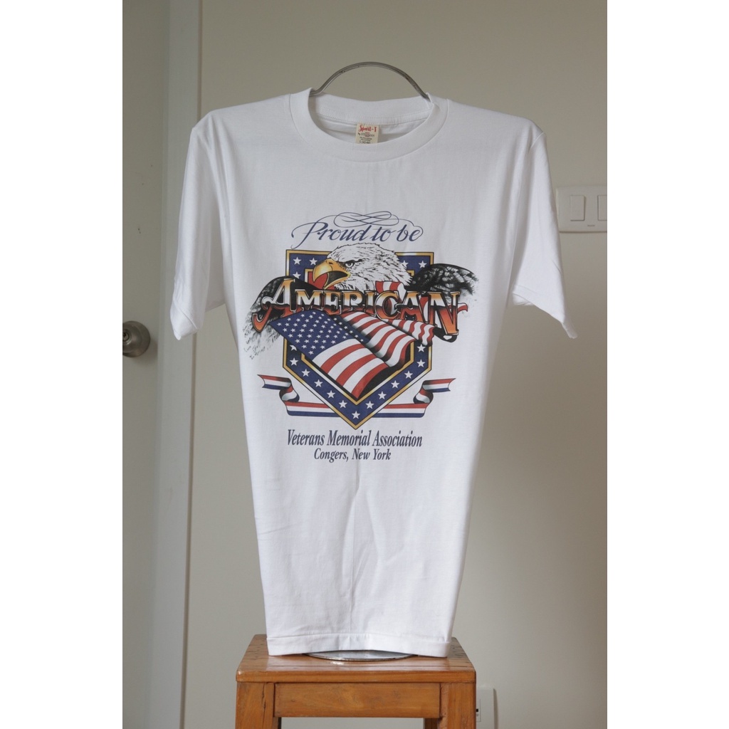 เสื้อยืดวินเทจ  -Sport-T Vintage Sine 1970-ผ้า 50/50 Label #USA