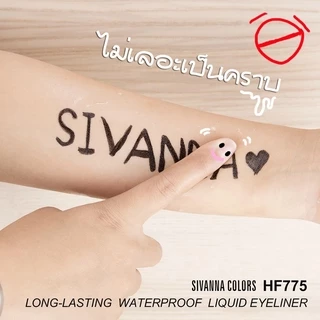 ♦️ของแท้·ส่งด่วน·ถูก♦️Sivanna Long-Lasting Waterproof Liquid Eyeliner #HF775 : ซิวานน่า อายไลเนอร์ x 1ชิ้น dayse