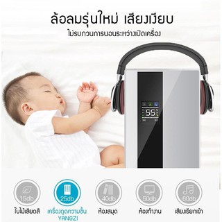 เครื่องดูดความชื้น New Digital Dehumidifier พร้อมระบบฟอกอากาศ