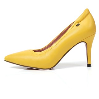 O&amp;B รองเท้าส้นสูงหนังแกะ รุ่น DIANA HEELS 3.2" in Sunflower