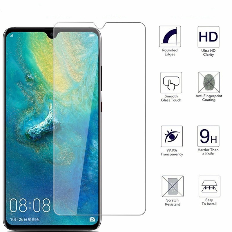 ฟิล์มกระจกนิรภัยกันรอยหน้าจอสํ Huawei P60 Art P Smart Plus Y9 2019 P30 Y Max Mate 40 RS 30 7 8 9 10 20 20X Pro Lite Tempered Glass Screen Protector Film
