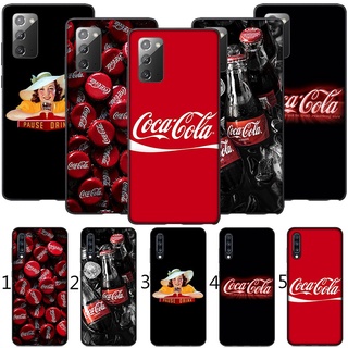 เคสโทรศัพท์มือถือ ซิลิโคนนิ่ม ลายโค้ก Coca Cola Na31 สีดํา สําหรับ iPhone 13 Mini Pro Max 13mini 13pro 13promax