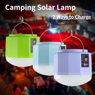 ไฟโซล่าเซลล์ โคมไฟ Led 30 W 20 W พลังงานแสงอาทิตย์สําหรับตั้งแคมป์