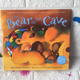 The Bear in the Cave Includes  audio CD หนังสือนิทานปกแข็งมือสอง -cb3