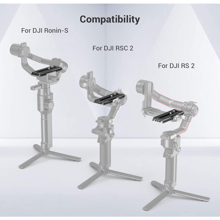 SMALLRIG อุปกรณ์ แผ่นปลด ขนาดเล็ก สําหรับ Dji Rs 2/RSC 2/Ronin-S/RS 3 / RS3 Pro Gimbal 3158