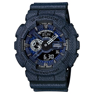 นาฬิกา Casio G-Shock ลายยีนส์ Limited Denim Color series รุ่น GA-110DC-1A (สี Dark Blue Jean) ของแท้ รับประกัน 1 ปี