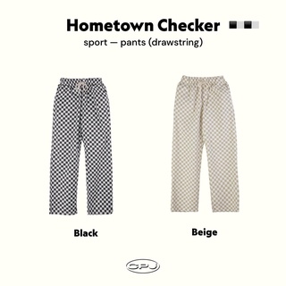 cpjgirlxx | Hometown Checker Pants - 2colors *new fabric* กางเกงตารางเอวยืดผ้าแคนวาส