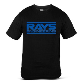 ลายน่ารัก◘เสื้อยืดแขนสั้นพิมพ์ลาย Rays Engineering Racing Motorsport Performance Tuning JDM Sport Rims Wheels Baju Cotto