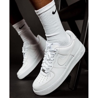 (พร้อมส่ง) Nike Air Force 1 "Tripple White" ขาวล้วน (แท้100%)