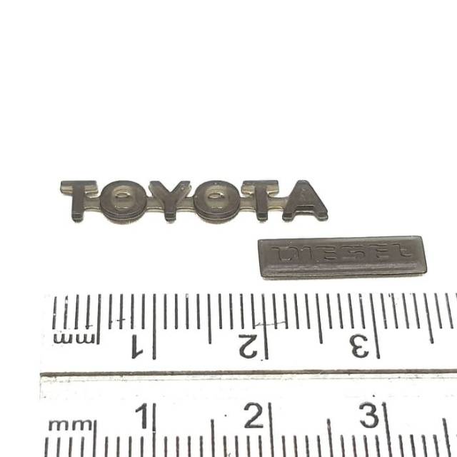 ตราสัญลักษณ์ดีเซล Toyota Logo 1/10 rc scale - ใหญ่