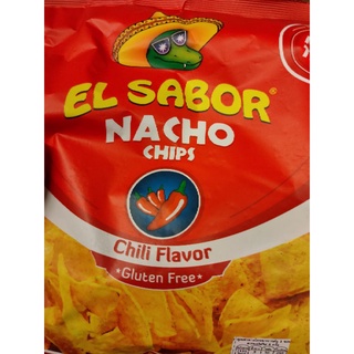 EL SABOR NACHO Chip Gluten free 225g CHILI 🌶️