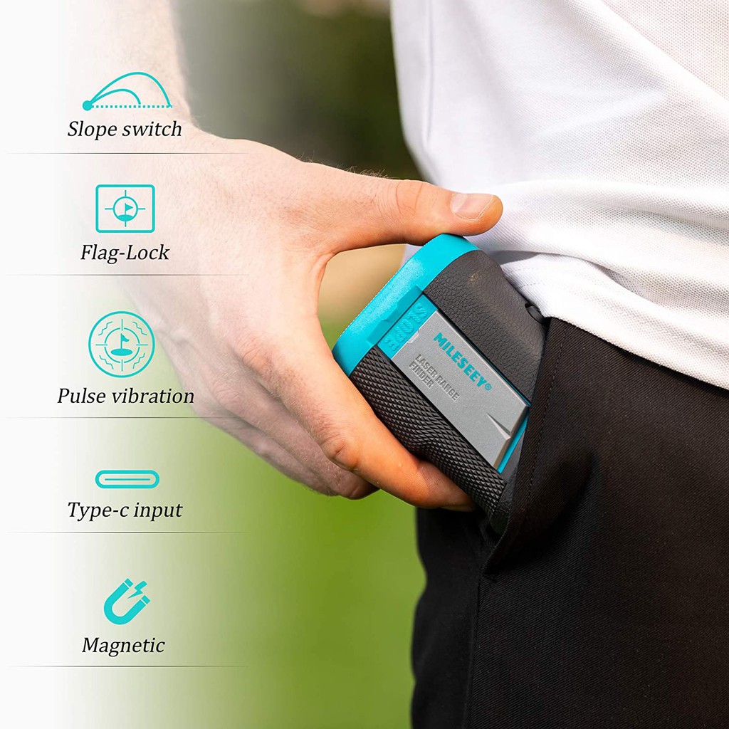 ส่งฟรี ส่งด่วนจาก กทม Mileseey PF260 Hybrid Golf Rangefinder กล้องวัด