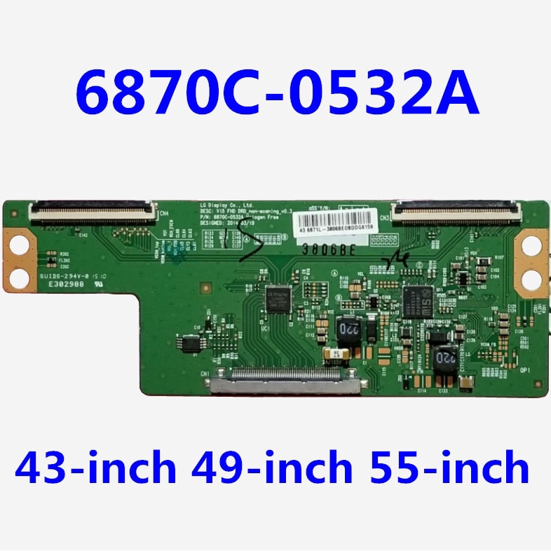 DRD V15 6870C-0532A FHD 6870C-0532B 6870C-0532C Logic Board สําหรับ 43 นิ้ว 49 นิ้ว 55 นิ้ว Mla3