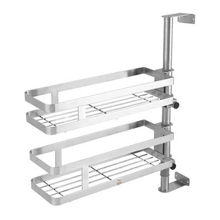 Dee-Double ชั้นวางในครัวสเตนเลสปรับหมุนได้2ชั้นTiny ชั้นเข้ามุม
