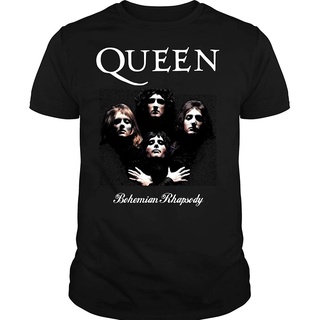 Lint9 {พร้อมส่ง เสื้อยืดผ้าฝ้าย 100% พิมพ์ลาย Okltank Queen Band Bohemian Rhapsody Freddie Mercury โอเวอร์ไซซ์ ไซซ์ XS-6