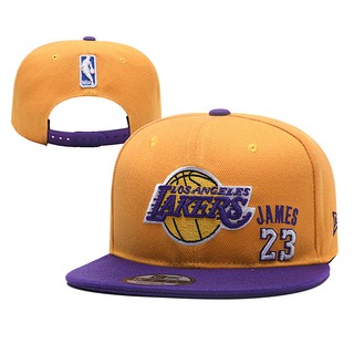 หมวกแก็ป LeBron NBA LA LAKERS James สีดำ