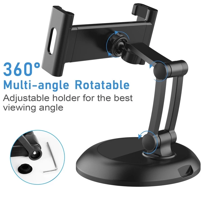 ขาจับ iPad มือถือ Smart Phone Tablet Holder ที่ตั้งแท็บเล็ต แท่นตั้งแท๊ปเล็ตไอแพด 7-15 นิ้ว