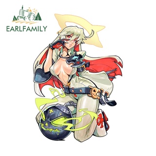 Earlfamily สติกเกอร์กันแดด ลายการ์ตูน Guilty Gear ขนาด 13 ซม. x 9.1 ซม. สําหรับตกแต่งรถยนต์