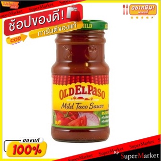 ✨HOT Item✨ โอลด์เอลพาโซมายด์ทาโก้ซอส 200 กรัม/Old El Paso Mild Taco Sauce 200g 💥โปรสุดพิเศษ!!!💥