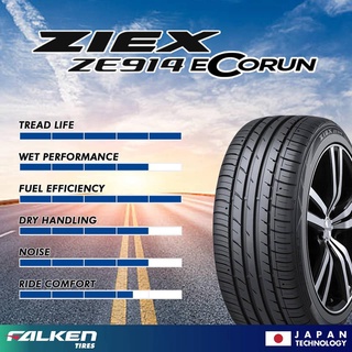 Falken ZE914 ราคารวมติดตั้งยางใหม่ปี 2020 ผ่อน 0% 10 เดือน