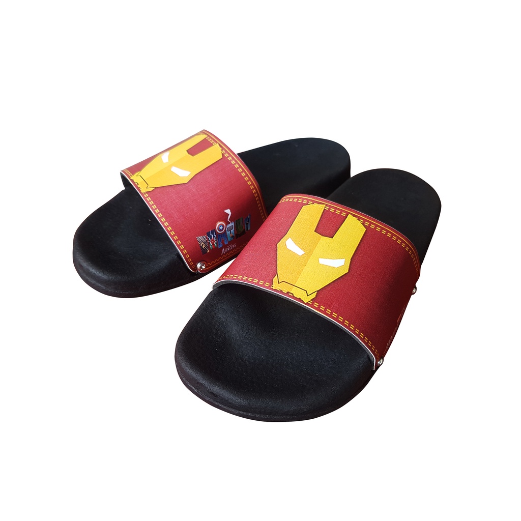 รองเท้าแตะ Slop ของ Iron Man Mask Boys