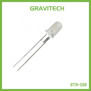 [Gravitechthai]LED white 5mm (5 LEDs)