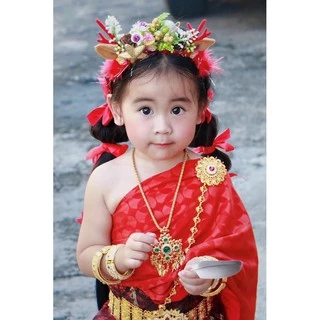 กำไลเด็ก กำไลผู้ใหญ่ ราคาต่อคู่ 2วง เครื่องประดับชุดไทยเด็ก