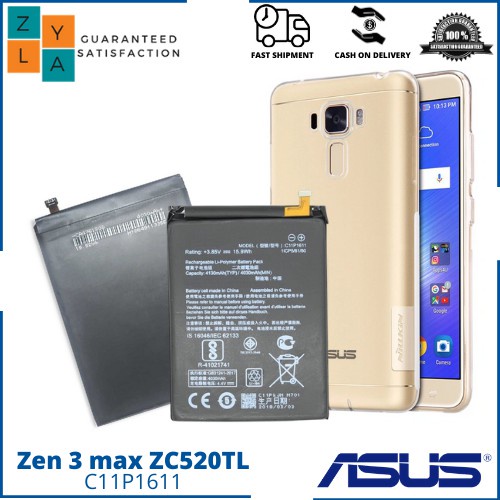แบตเตอรี่ Asus Zenfone 3 Max ZC520TL รุ่น C11P1611 ของแท้