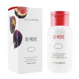 (ขนาดทดลอง) my clarins re-move purifying cleansing milk 10ml.