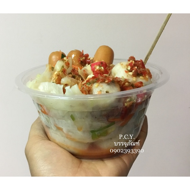 ชามพลาสติกใส PP52จำนวน50ใบ