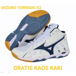 .Mizuno WAVE TORNADO X2 WHITE รองเท้ากีฬา รองเท้าบาสเก็ตบอล วอลเลย์บอล NBA สําหรับผู้ชาย นักเรียน