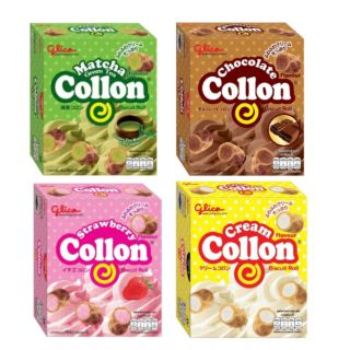 Collon โคลลอน บิสกิต สอดไส้ช็อกโกแลต,ครีม,สตอร์เบอรี่,ชาเขียว