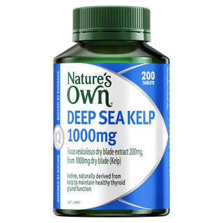 Natures Own Deep Sea Kelp 1000mg 200 Tablets