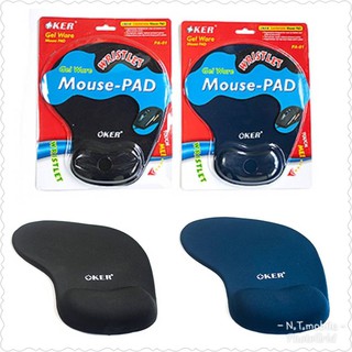 Mouse Pad OKER PA-01 แผ่นรองเมาส์รองข้อมือ เจล