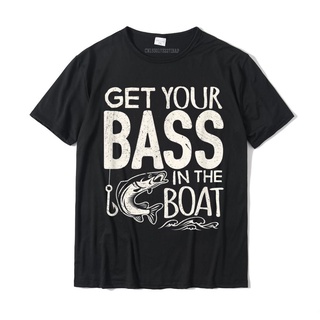 เสื้อยืด ผ้าฝ้าย พิมพ์ลาย Get Your B In The Boat แฟชั่นฤดูร้อน สไตล์สตรีท สําหรับผู้ชายสามารถปรับแต่งได้