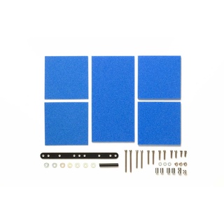 TAMIYA 15512 Jr Brake Sponge Set (Mild) 1/2/3Mm Blue