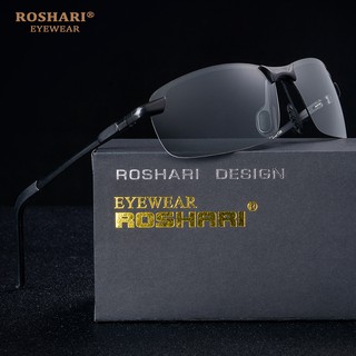 Roshari A52 แว่นตากันแดด เลนส์โพลาไรซ์ เลนส์โฟโตโครมิก สําหรับผู้ชาย