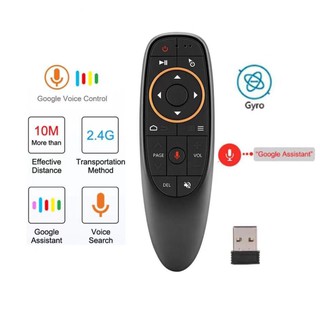 G10S รีโมท Air Mouse G10S (มี Gyro) เมาส์ไร้สาย 2.4G Wireless Air Mouse + Voice Search (จัดโปรสินค้าใหม่จำนวนจำกัด)