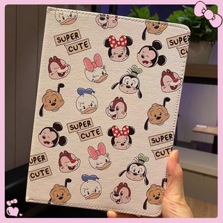 iPad Gen9 10.2inch Gen8 Gen7 2019 Apple iPad Cover For 2018ipad AIR2 Protective Sleeve 3 shell 6 leather Set 1 anti-Fall Gen6 cartoon mini4/5 tablet ipad Mickey &amp; Minnie Pro9.7 Gen5 Cover